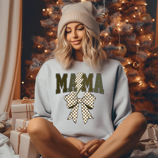 Camo Croquet Bow Mama Trendy Tees & Sweatshirts